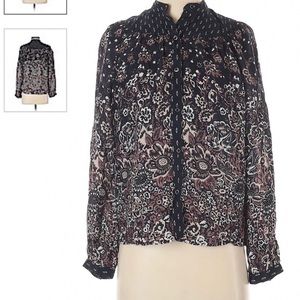 Lucky Brand Button Down Blouse